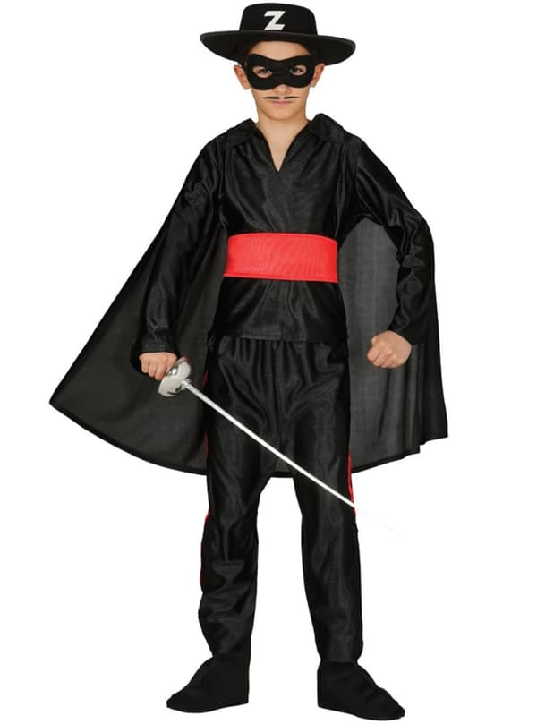 Maskert Zorro kostyme Gutt 7-9 years Maskert Zorro kostyme Gutt 7-9 years