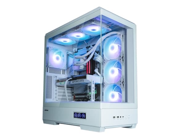 Zalman P50 DS Hvit, ARGB-vifte x4