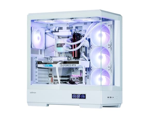Zalman P50 DS Hvit, ARGB-vifte x4