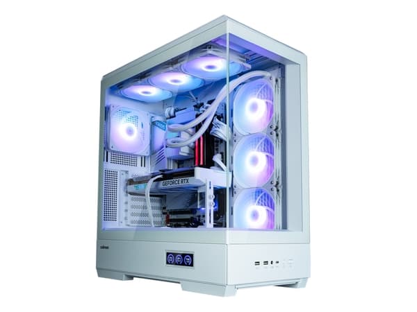 Zalman P50 DS Hvit, ARGB-vifte x4