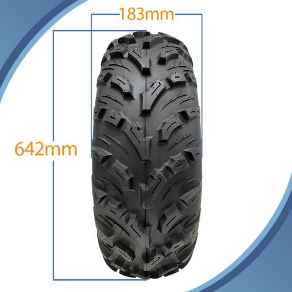 25x8.00-12 ATV renkaat 205/80-12 4ply P3080 OBOR Pinacle 61K Road Legal (2 kpl)