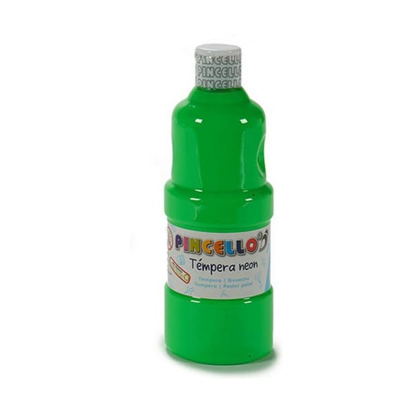 Tempera Pincello Neon Vihreä 400 ml (6 osaa)