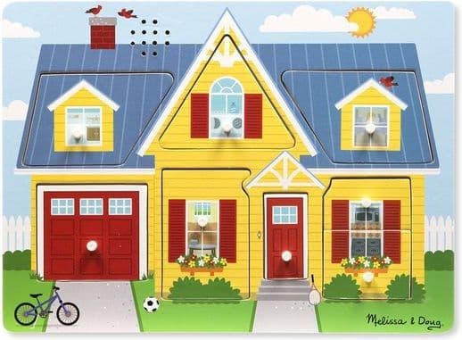 Melissa & Doug Sound Puzzle - Rundt huset