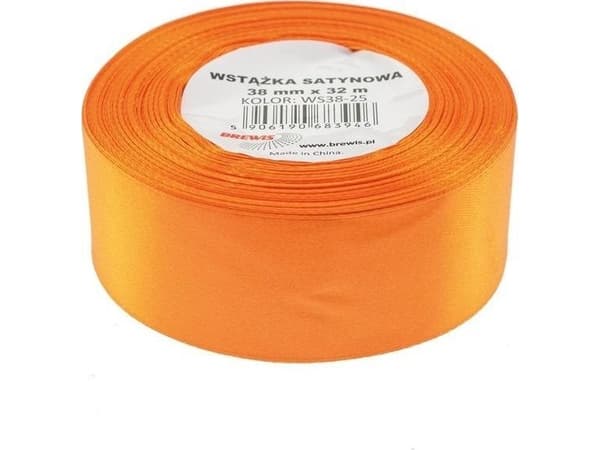 Oranssi satiininauha 38mmx32m