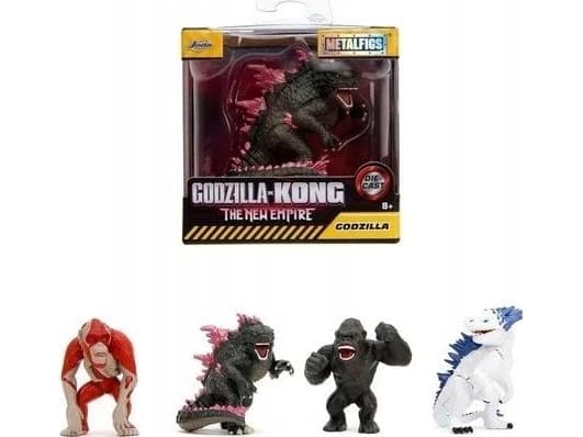Jada Toys Godzilla metallfigur 6,5 cm 4 typer