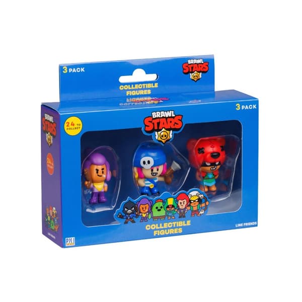 BRAWL STARS S1 FIGURE - 3 PAK VER.D
