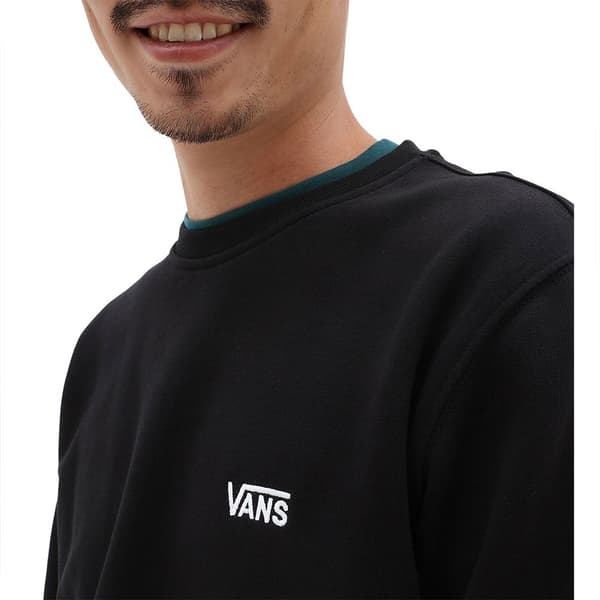 Vans Core Basic Crew Sweatshirt Sort XL Mand