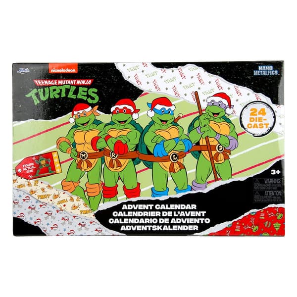 Teenage Mutant Ninja Turtles Battle Diecast Mini Figures Julekalender 2024 Teenage Mutant Ninja Turtles Battle Diecast Mini Figures Julekalender 2024