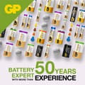Miniatyrbild 6 av 6: CR123A - Litiumbatteri 10-pack| GP Extra | CR 123A 3V batterier | Lång livslängd, högre effektivitet och daglig användning