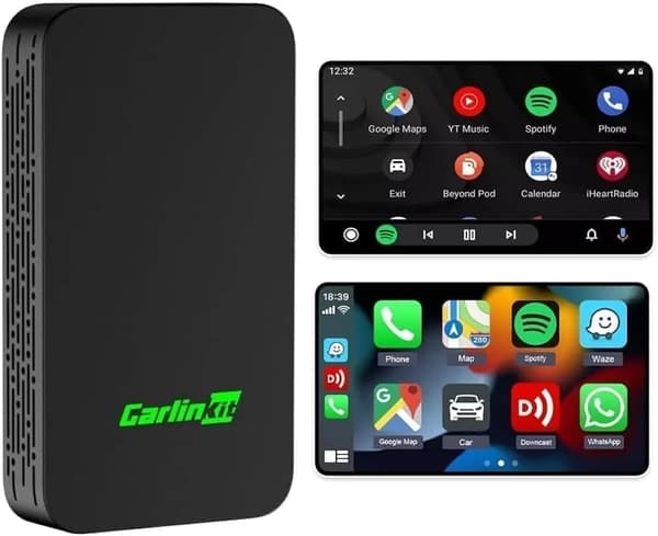 CarlinKit 5.0, 2air, Wireless CarPlay ja Android Auto Wireless 2-in-1 -sovitin CarlinKit 5.0, 2air, Wireless CarPlay ja Android Auto Wireless 2-in-1 -sovitin