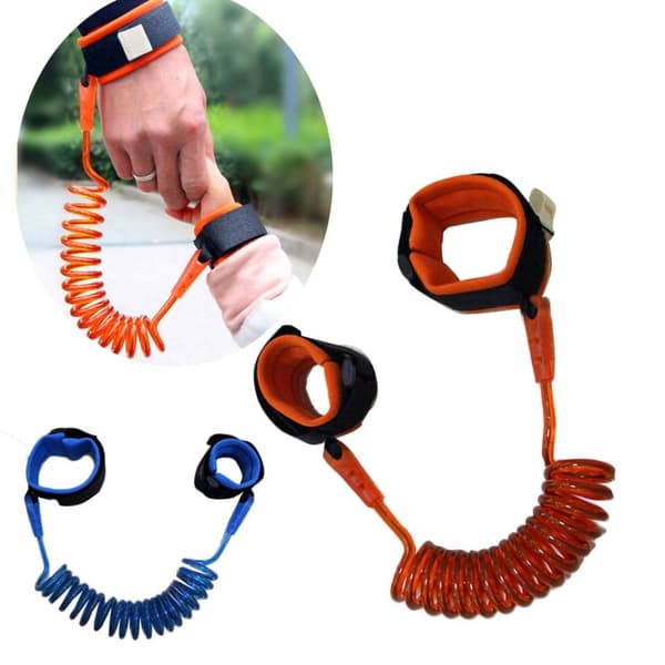 Elastisk Barnebånd (festes ved håndledd) 2m - Orange