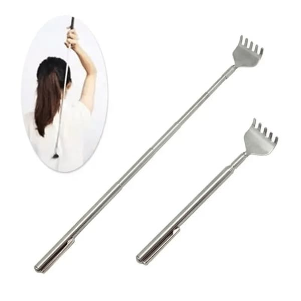 Teleskopisk Ryggkliare - 15 cm / 50 cm utfälld Silver
