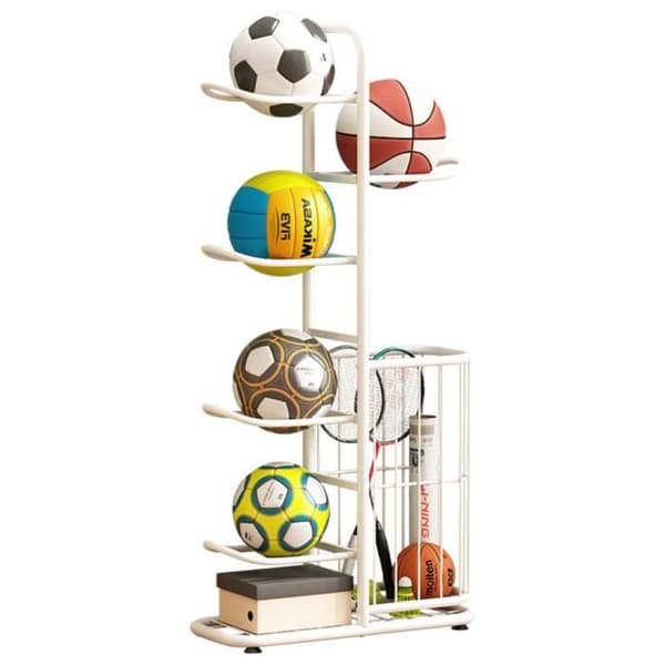 Stöd för ballonger - Metall - Vit - Upp till 5 ballonger - Multisport - Kippmotståndskraftig