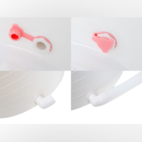 HelloBath - Kylpyamme XL - 122 cm - Valkoinen - Istumakylpy