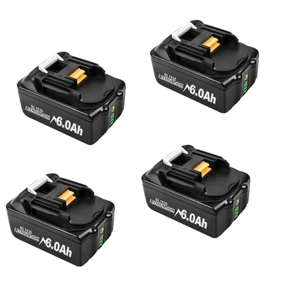 Makita 18V batteri, 6Ah kapacitet, kompatibel med BL1830/BL1860, 18V, 3 18V 5