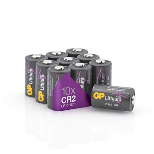GP CR2 - Litiumbatteri 10-pack| GP Extra | CR2 / DLCR2 3V batteri | Lång livslängd, högre effektivitet och daglig användning