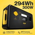 Miniatyrbild 2 av 9: Bärbart kraftverk 300W -Aqiila Powerbird S300-294Wh - mångsidigt bärbart kraftverk för camping, resor och nödsituationer - externt batteri med hög kap
