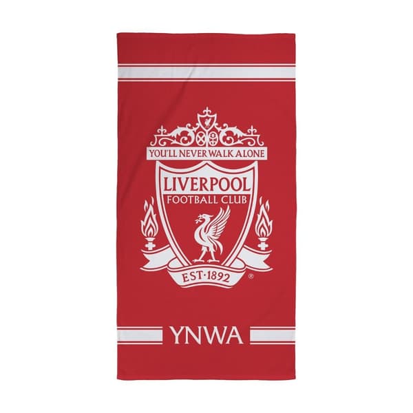 Liverpool FC You´ll Never Walk Alone Cotton Beach Towel Red/White One Size