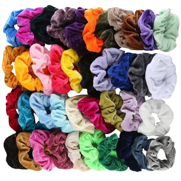 36st Velvet hair Scrunchies, hårsnoddar , hårband , Hair bands