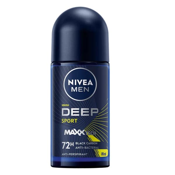 Nivea Men Deep Sport Antiperspirant Roll-On, 50 ml