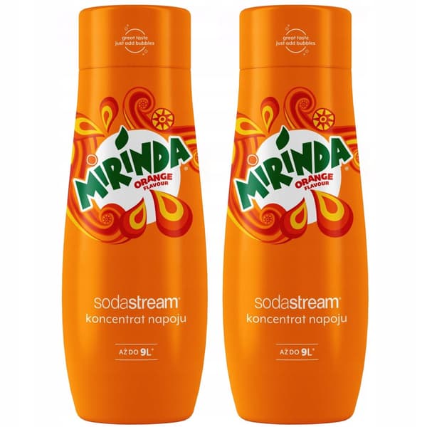 Sæt med 2 SodaStream 2x Mirinda koncentrater