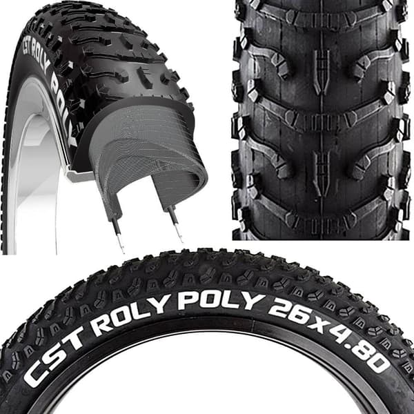 DÆK 26x4.8 CST ROLY POLY FAT BIKE Wire 122-559 60TPI
