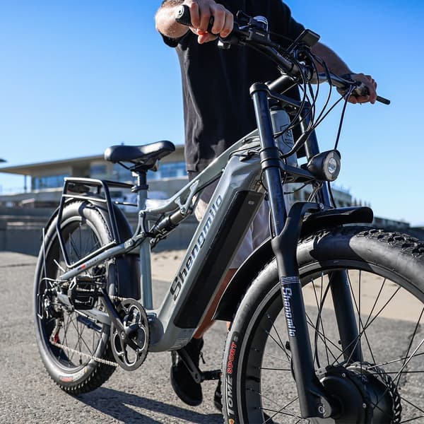2000W elektrisk mountainbike Shengmilo S600 17.5AH Samsung batteri 45KM/H 26*3.0 breddæk elcykel 7 gear