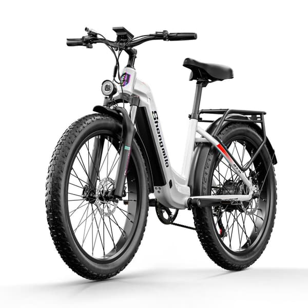 Shengmilo MX06 voksen elcykel 1000W børsteløs motor 48V 17,5AH Samsung batteri 90KM Endurance terrængående fedtdæk 26-tommer elcykel