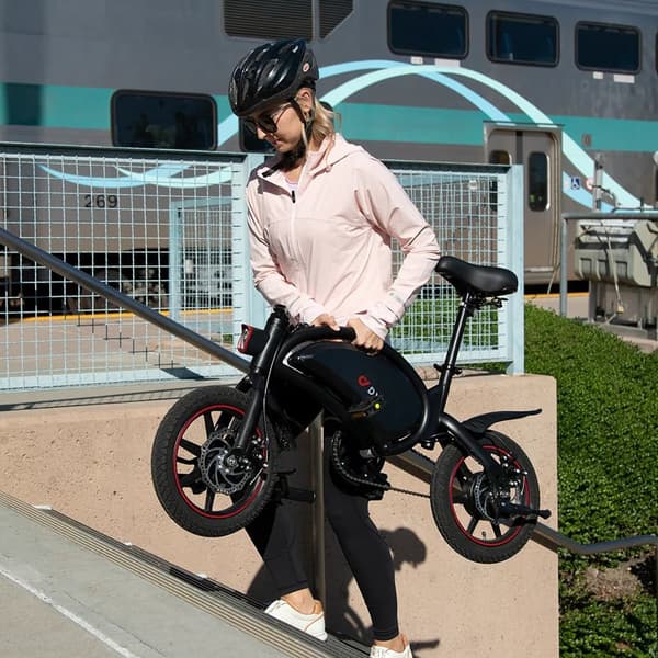 DYU D3F 14 tommer mini folde elcykel, 250W motor, 36V 10AH batteri, produktvægt 17KG.