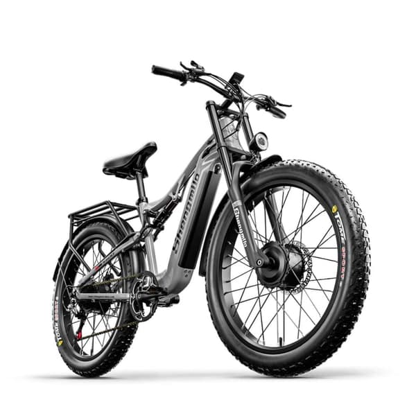 Shengmilo S600 2000W dobbeltmotor elcykel 45KM/H 48V17.5Ah batteri 26 tommer fuld affjedring Mountain elcykel Aluminiumsramme Hydraulisk bremse