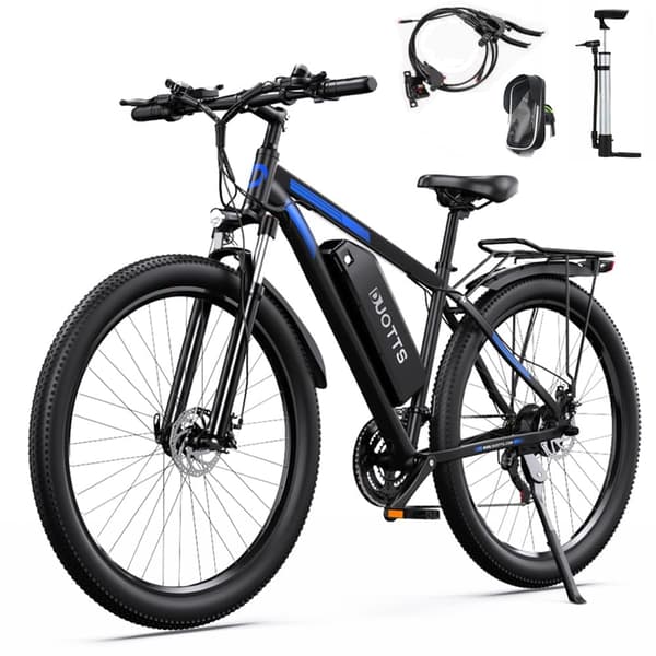 DUOTTS C29 750W elektrisk mountainbike, 15AH batteri, Shimano 21-gears, velegnet til voksne, hydraulisk bremse DUOTTS C29 750W elektrisk mountainbike, 15AH batteri, Shimano 21-gears, velegnet til voksne, hydraulisk bremse