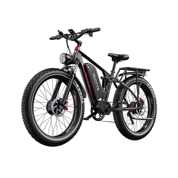 DUOTTS S26 aikuisten sähköpyörä 26", 750W*2 kaksoismoottoria, 20AH Samsung-akku, kantama 40-120km, Shimano 7-vaihteinen