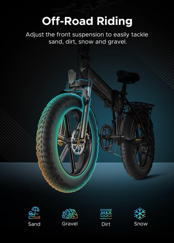 Elektrisk cykel 250W foldbar ebike til voksne 48V13A batterirækkevidde 75Mile 20" 4.0 fedt dæk