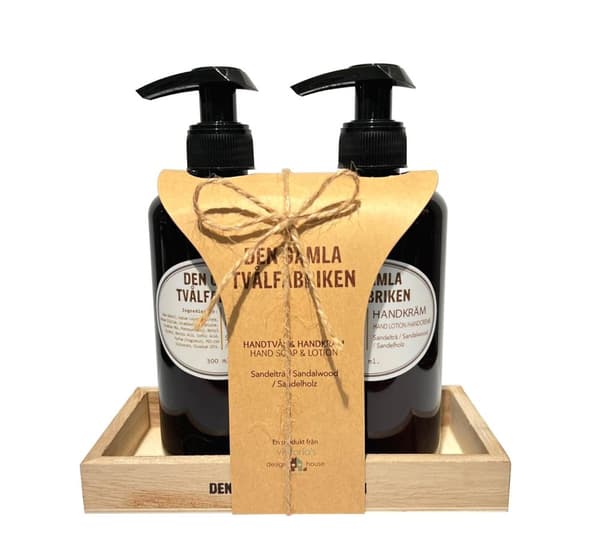 Presentset Handtvål/Handkräm Sandelträ 300 ml