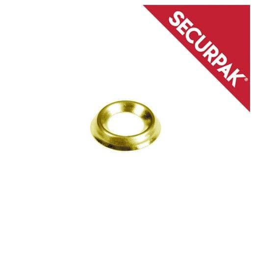 Securpak Skruebæger med skive (pakke med 12) Gold One Size