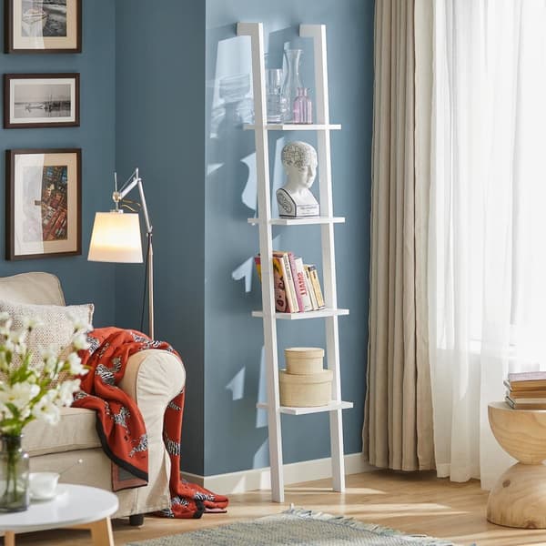 SoBuy Bokhylla med 4 hyllor, Brickhylla, vit, FRG15-W SoBuy Bokhylla med 4 hyllor, Brickhylla, vit, FRG15-W