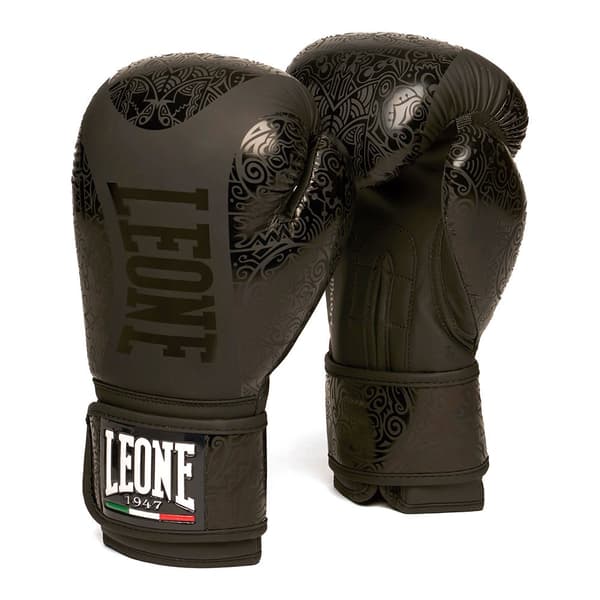 Leone1947 Taisteluhanskat Maori Musta 16 oz