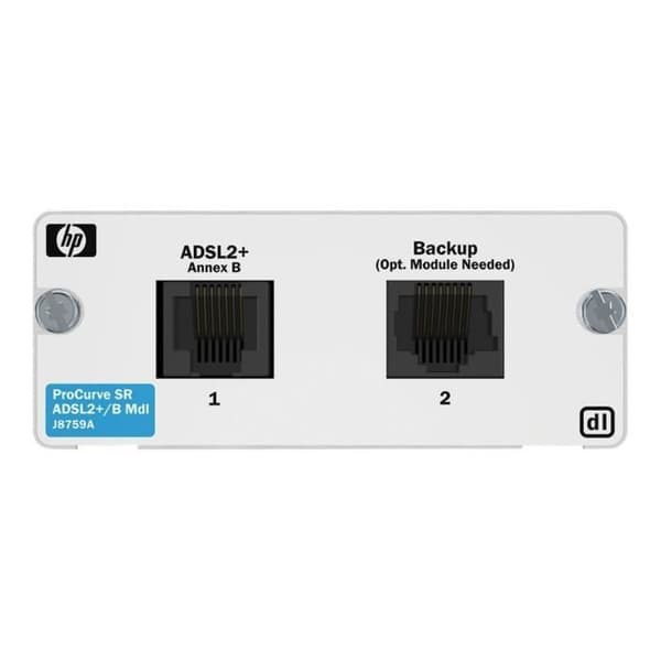 ADSL-modem - HPE - 1-ports ADSL2+ Annex B-modul - ITU G.992.1 (G.DMT) Annex B - RJ-11- USED