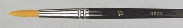 Syntetpensel rund nr 12 10/fp