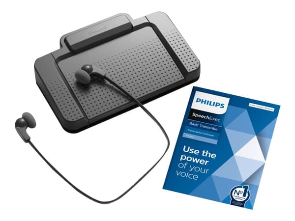 Philips SpeechExec Transcription Set, Äänentunnistus, 2 vuosi/vuosia, 100 MB, 4000 MB, Windows 10 Pro/Enterprise (64 bit)
