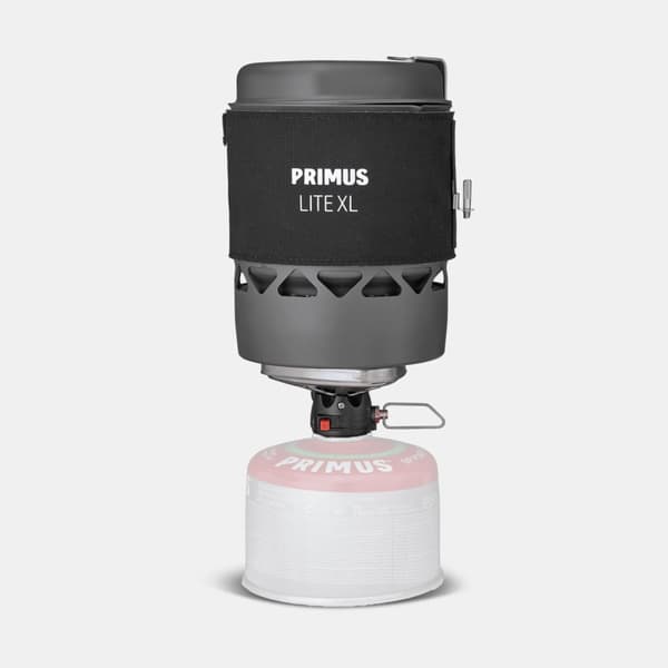 Gaskök Primus Lite XL Stove System, 1700 W, med integrerad piezotändning + kastrull (1 liter) Bränsletillval: Utan bränsle