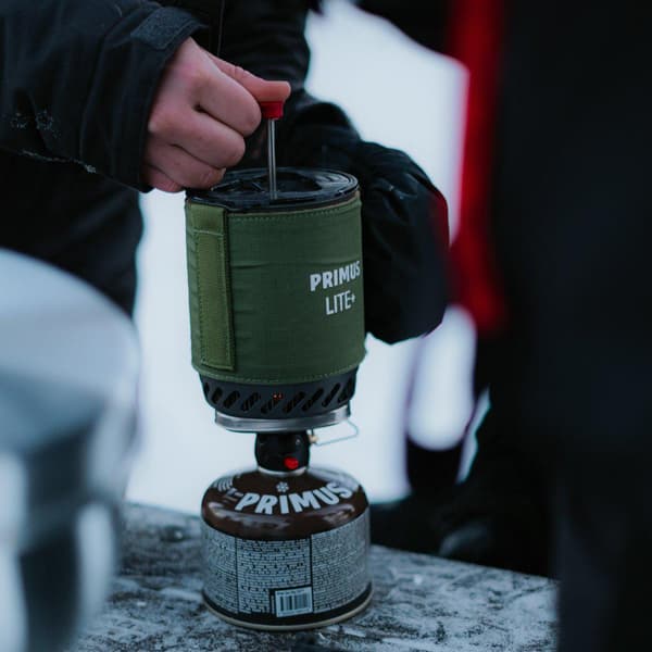 Gaskök Primus Lite Plus Stove System Feed Zone, 1500 W, med integrerad piezotändning + kastrull (500 ml) Bränsletillval: + Winter Gas (230 gram)