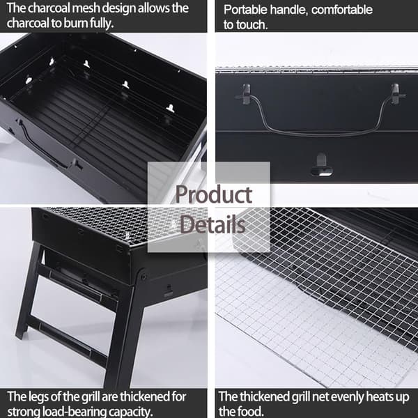 INF Sammenleggbar bordplate for kullgrilling