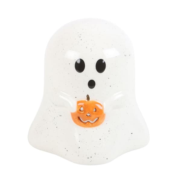 Something Different Ghost Tealight Holder Black/White/Orange One Size