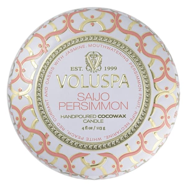 Voluspa Decorative Tin Candle Saijo Persimmon 113g