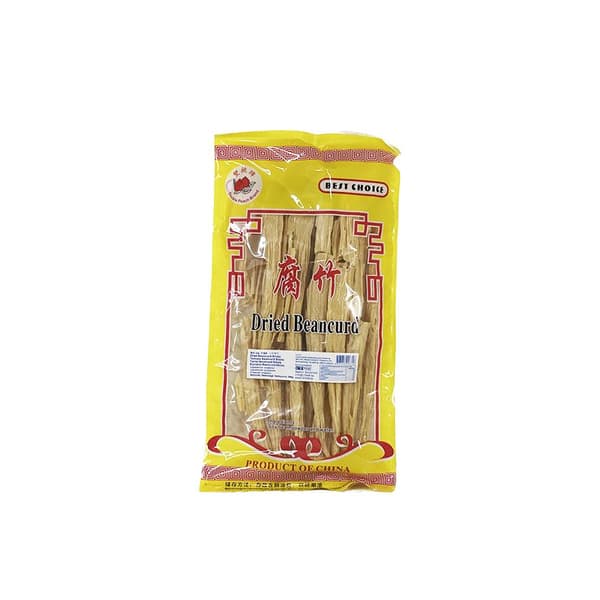 Torkad Bean Curd Skivor 200g Double Peach Kina
