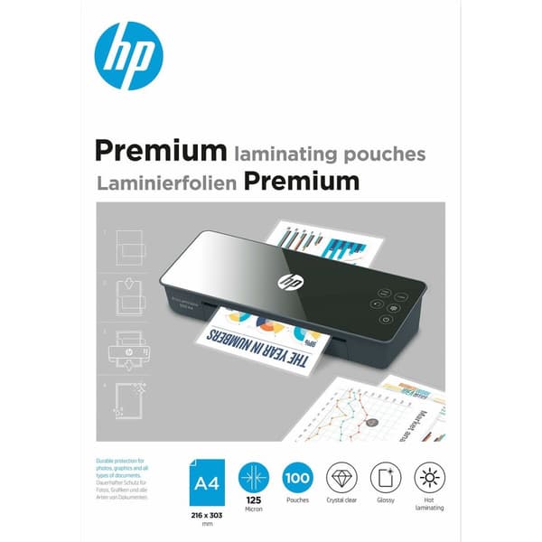 Lamineringslommer HP 9124 A4 (1 enheder)