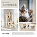 Miniatyrbild 7 av 11: Klösträd katt Knuti - beige