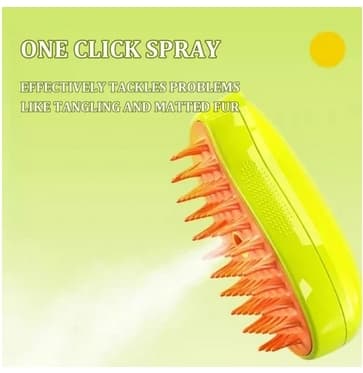 Steamy Cat Harja - 3 In1 Cat Steamy Brush, itsepuhdistuva Steam Cat Harja