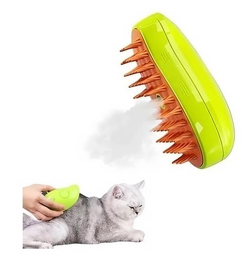 Steamy Cat Harja - 3 In1 Cat Steamy Brush, itsepuhdistuva Steam Cat Harja